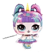 HIJAU UNGU LOL surprise balloons - LOL foil balloons - LOL foil rainbow unicorn hair LOL balloon/s p