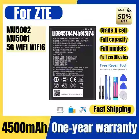 Li3945T44P4h815174 for ZTE MU5002/MU5001/5G WIFI WIFI6 Phone Battery High Quality Replacement Bateri