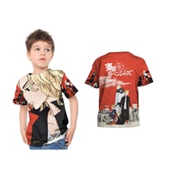 Tokyo Revengers Mikey Tenjiku Gang 03 Fullprint Custom Anime Kids T-Shirt