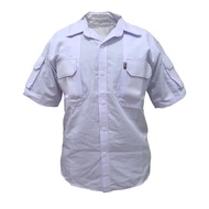 Kemeja Tactical/511/Lapangan Putih Panjang/Pendek