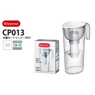 [Cleansui] latest stylish pitcher 1.3L CP013-GR with 1 alkaline water catridge