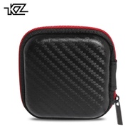 KZ QKZ TRN Earphone Case Fiber Zipper Earphone Earbuds Hard case Pouch