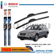 Bosch AEROTWIN Wiper Blade Set for Subaru Outback (B14) 2009-2015 (26/19)