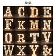 [SG Seller] Marquee LED alphabet letters light for birthday wedding party decorations