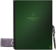 Rocketbook Fusion Smart Reusable Notebook - Calendar To-Do Lists and Note Template Pages with 1 Pilo
