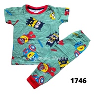 Pyjamas Minion Bananana (5 Design) Kids Size 2-10 (1y-7y)