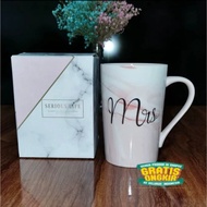 [COD] EVERGREEN Hampers Gift Set Cup Glass Mr Mrs Ceramic Eid Parcel Wedding Gift Hampers Eid Chines