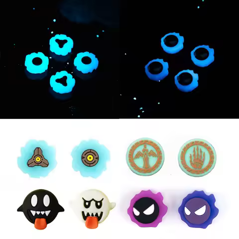 Luminous Silicone Thumb Stick Grip Cap Cover For Nintendo Switch Oled NS Lite For Sony PS5 PS4 Pro P
