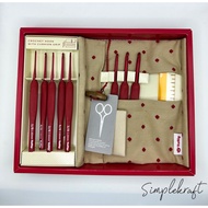 ORIGINAL Tulip ETIMO RED Crochet Hook Set READY STOCK 💥🔥