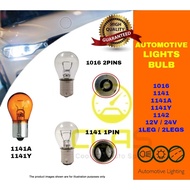 CLEAR STOK 1016 2Legs (1157)/ 1141 1leg / 1141A (1156A/Amber) Orange/ 1141Y (7507)/ 1142  - 12V / 24
