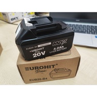 LS GEMILANG EUROHIT BASIC BRUSHLESS ANGEL GRINDER E20BAG CORDLESS BATTERY ANGLE GRINDER