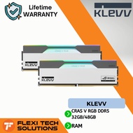Flexi tech KLEVV CRAS V RGB DDR5 6200 CL32 32GB (16GBx2) / 48GB (24GBx2)  ROG Certified Gaming Memor