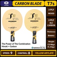 Yinhe Blade T7s Table Tennis KLC Carbon Blade Yellow Arylate Racket Bat Paddle Raket Ping Pong Karbo