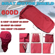 600d 6-225hp Boat Full Outboard Motor Engine Cover Protection Waterproof Sunshade Dust-Proof For 6-2