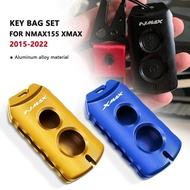 For XMAX 125/250 N-MAX155 /125 2015-2020 motorcycle accessories key cover protective shell aluminum alloy remote control shell