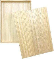 Masuda Paulownia Box Store A4 Size Paulownia Box with Lid, Cover Box (W x D x H): 13.4 x 9.8 x 1.6 i