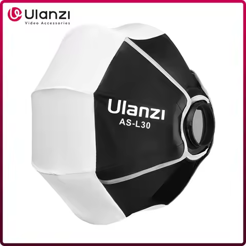 Ulanzi AS-L30 30cm Lantern Softbox Mini Bowens Mount Quick Release Ball Diffuser Light Modifier for 