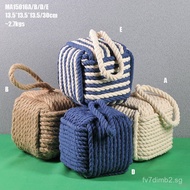 Cotton and Linen Goalpost Stopper Handmade Square Anti-Collision Ball Fashionable Creative Home Deco