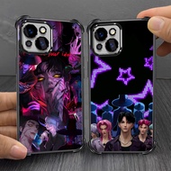 D7 K-POP Saja Boys TPU Case for Tecno Spark GO2 GO1S GO1 POP 9 shockproof