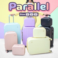 HUGE กระเป๋าเดินทาง รุ่น Parallel 5สี 4ขนาด14 20 24 29 ล็อค3รหัส ล้อหมุน360องศา กันน้ำ