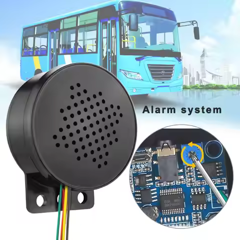 12-24V Voice Speaker Prompter Sound Alarm Horns 4-channel New Car Start Voice Custom Trigger Voice S