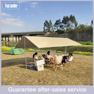 3x3 3x4 3x5 4x4 Waterproof Camping Tarp Outdoor Hiking Ultralight Tent Flysheet Picnic Awning Silver