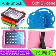 SG EVA Kids Fashion Shock Proof Drop Resistance Silicon Cover Stand protective Casing for iPad 2/3/4