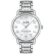 Coach Women's Delancey Silver Printed Bracelet Watch 14502495