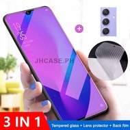 3 in 1 Anti Blue Light Ray Samsung A54 5G Tempered Glass For Samsung A34 5G A24 A14 5G A73 A33 Screen Protector Protective Glass Carbon Fiber Back Film
