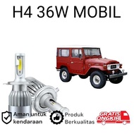 2pcs H4 COB 36Watt LED Headlights for Toyota Land Cruiser 40 koko