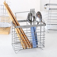 Utensil Drying Rack Stainless Steel Holder Dish Drainer Chopsticks Sink,