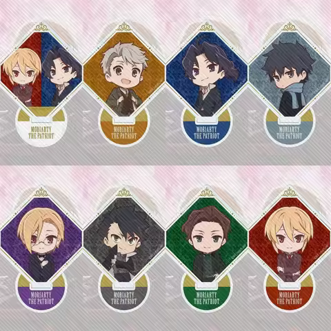 10CM Anime MORIARTY THE PATRIOT Acrylic Stand Model Cosplay Charm Characters Ornament Accessories Go