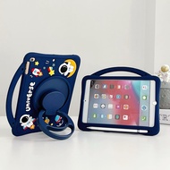 GANTUNGAN Samsung TAB A7 LITE/TAB A9 8.7"/TAB A9 PLUS 11inch Children's CASE+Rubber CASE Strap EBUY STANDING ROTARY Rope Hanger Colorful Cute Character Print Pattern