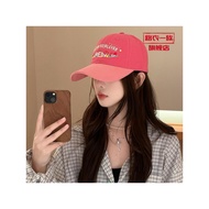 33333 Influencer Flower Letter Embroidered Baseball Cap Female Spring Summer Sweet All-Match Sun Hat