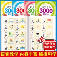 3000 Words Chinese Characters Literacy Book with Picture QR Mandarin Pinyin Han Zi Learning Early Ed