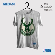 NBA Merchandise T-Shirt - Milwaukee Bucks White