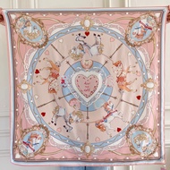 Kiss Me Doll - ผ้าพันคอ/ผ้าคลุมไหล่ first Love  ขนาด 100x100 cm.