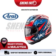 ARAI RX7X HAYDEN SB Helmet Motor Visor Topi Keledar Full Face Superbike SIRIM RX-7X Motorcycle MotoG