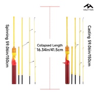 TEBEN LiteSpin Micro-Object Lure Fishing Rod Pole Multi-Section Portable Travel