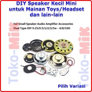 DIY Small Speaker Mini Headset Earphone 0.25W 0.5W 1W 2W 2 4 8 ohm Various Models Neodymium Magnet o