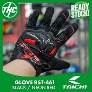 Rs TAICHI GLOVE RST-461 WRX AIR BLACK NEON RED RST 461 Gloves ORIGINAL BEST QUALITY