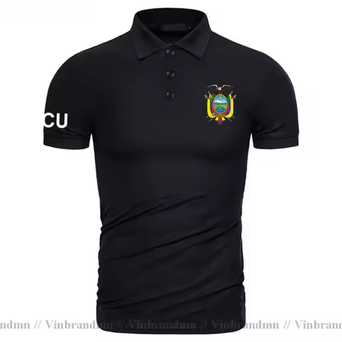 Ecuador Ecuadorian polo shirts men short sleeve brands printed for country pure cotton nation team f