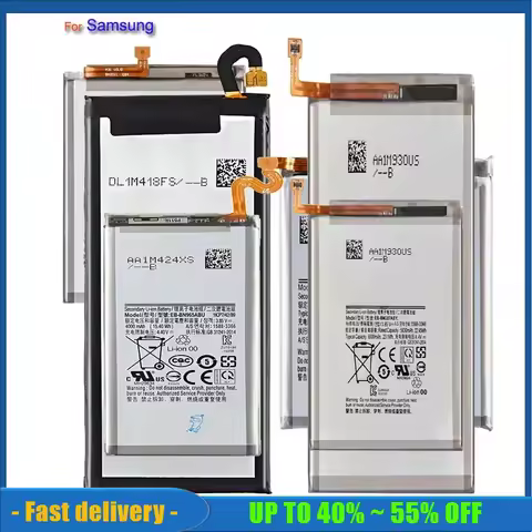Battery For Samsung Galaxy J3 J5 J7 2015 2016 2017 J1 J2/S2 S3 S4 S5 mini S6 S7 Edge S8 S9 S10 S10E 