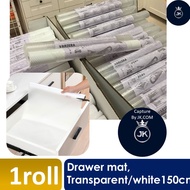 iKea Drawer Mat  transparent 150 cm Table Protector Non Slip Clear Drawer Liner Kitchen Cupboard Mat Cabinet Mat