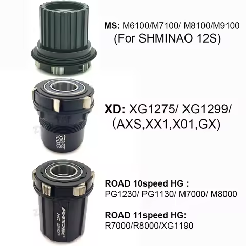 MTB Bicycle Freehub for M6100/M7100/M8100/M9100 / R7000/R8000/XG1190/XG1275 For HG MS XD XDR System 