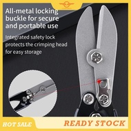 [CloudsMiles] Pipe Crimper Heavy Duty 5-Cutter Bender Downspouts Crimper Gutter Hand Tools for Stove