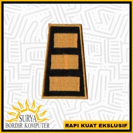 Bed Patch/ Bedge/ Logo/ Pilot Rank Badge Emblem 3 Triangle Stripes