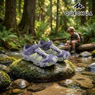 Children's Hiking Shoes There Are Sizes 32-38 Model MH 500 (Purple) QUECHUA