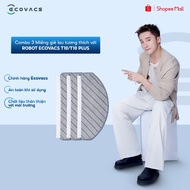 Combo of 3 reusable washable rags compatible with Ecovacs T10/T10 Plus Robot