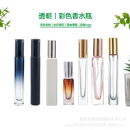 Perfume Bottle Colorful Perfume Spray Bottle 10ml Gradient Color Perfume Sub-bottling Round Square T
